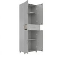 thumbnail image 6 of Home Square 3-Piece Entryway Set with Storage Cabinet with Drawer and 3 Door Wall Cabinet with Hanging Rod and 2 Door Wall Cabinet with Hanging Rod in Dove Gray, 6 of 31