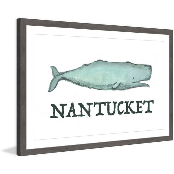 "Long Live Nantucket" Framed Painting Print