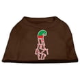 thumbnail image 1 of Lazy Elf Screen Print Pet Shirt Brown Xxl (18), 1 of 1