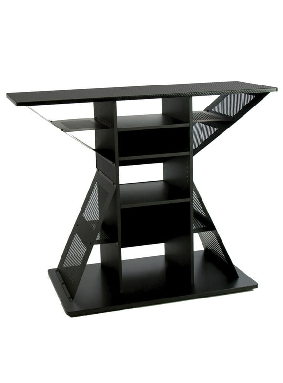 Atlantic Phoenix Gaming Hub TV Stand with Storage for TVs up to 42", Black