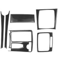 thumbnail image 3 of Carbon Fiber Interior Central Control Panel Trim Cover for Mercedes C Class W204 2007-2013 RHD, 3 of 8