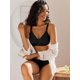 thumbnail image 2 of Bra Avidlove Wireless Seamless Pushup, cobertura total, negro, 2 of 4