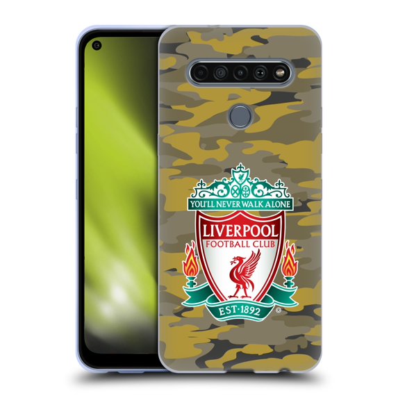 Head Case Designs Officially Licensed Liverpool Football Club Camou Royal Colourways Crest Soft Gel Case Compatible with LG LG K61
