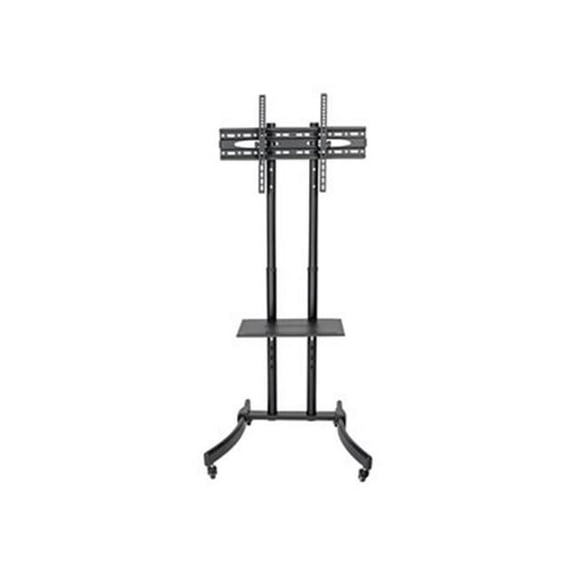 32-70 in. Mobile TV Floor Stand Cart Height-Adjustable LCD Displays