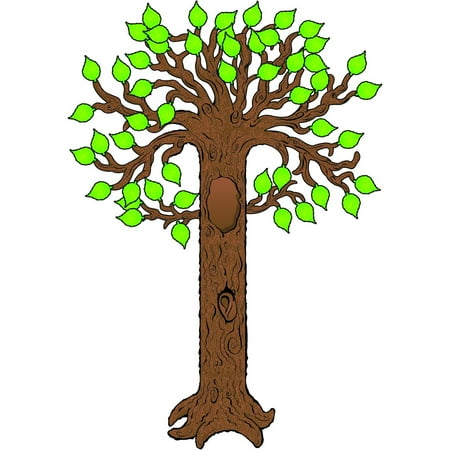 CD CARSON-DELLOSA PUBLISHING GROUP Classic Bulletin Board Set Grade PK-5, Big Tree, 64 pieces