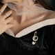 thumbnail image 2 of Guardurnaity Broche de nota musical de cobre, cristal portátil, peroné de moda, brillante, respetuoso con el medio ambiente, resistente al agua, Ropa, zapatos y accesorios Miscelánea, 2 of 6