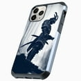thumbnail image 1 of DALUX Hybrid Slim Phone Case Compatible with Iphone 12 Mini (5.7in) - Gray Forest Warrior, 1 of 3