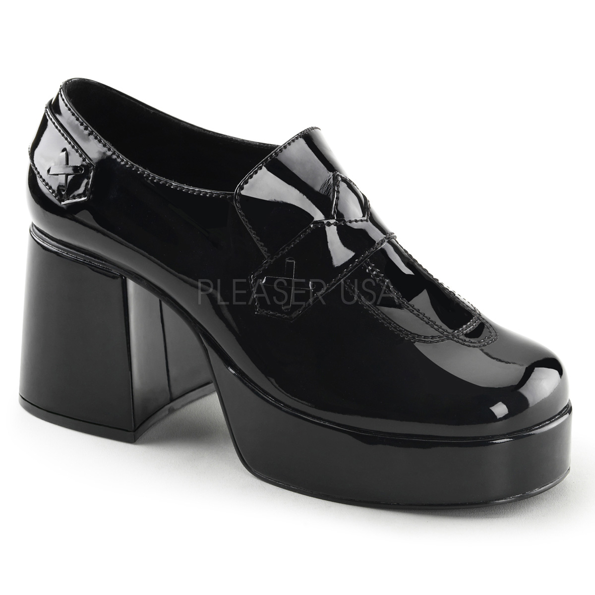 Block Heel Men''s Loafer Shoes 