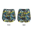 thumbnail image 5 of Lsque Goal Time Printed Women's Running Shorts with Liner Pockets,Elastic Quick Dry Workout Athletic Gym Yoga Shorts,Womens High Waist Shorts-Small, 5 of 9