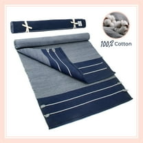 Gayo Handmade Organic Yoga Mat made with 100% Organic Cotton Yoga Mat - Natural Yoga Rug for Exercise, Workout, & Fitness Rug - Hand Weaved, Washable - 74 inches X 26 Inches