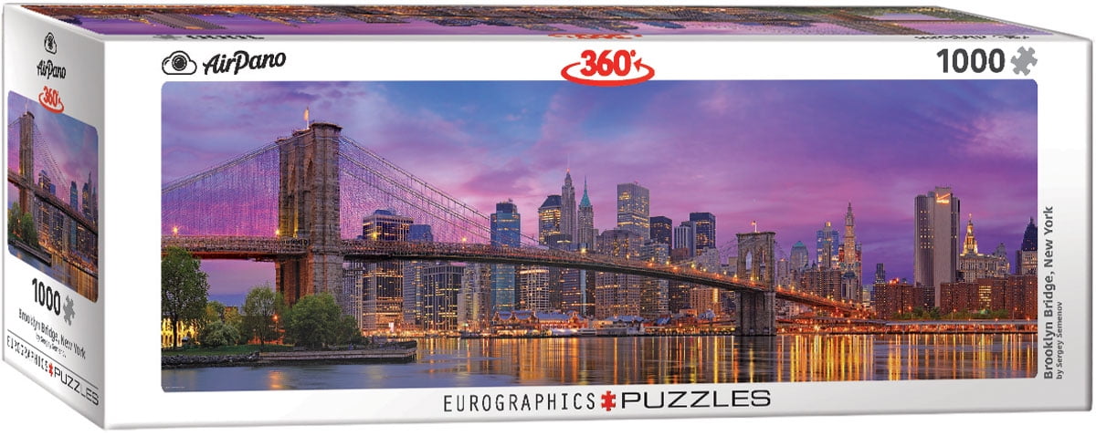 Trefl 1000 Piece Adult Large New York Big Apple Bridge Floor Jigsaw Puzzle NEW 