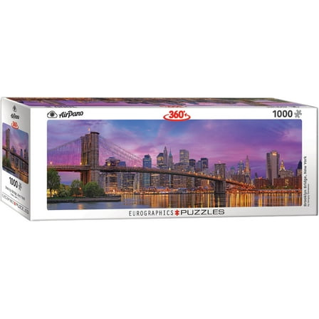 Brooklyn Bridge New York Panoramic 1000-Piece Puzzle