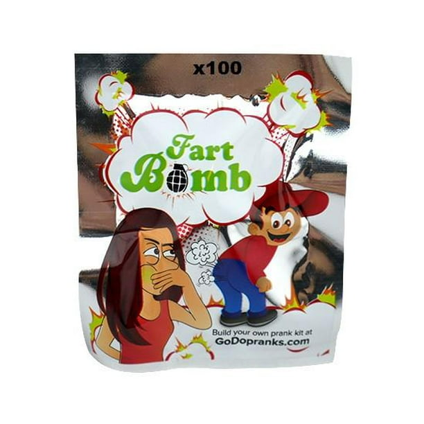 Box of 100 Fart Bombs Nasty Smelly Stink Bags