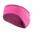 thumbnail image 1 of Baohd Sports Headband Ponytail Ear Muffs Head Protector Anti-Dust Simple Style Motorcycle Accessories for Riding Outdoor Sports Fushcia 1Set, 1 of 6