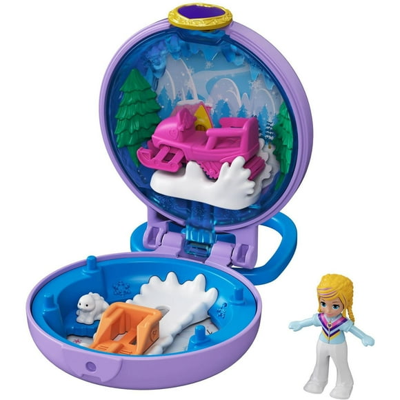 Polly Pocket Tiny Compact Snow Cabin