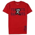 thumbnail image 1 of Mitchell & Ness Mens First Letter Stacked Graphic T-Shirt, Red, Small, 1 of 2