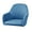 Blue, variant on Stretchable Office Chair Covers Water Resistant Milk Silk Fabric AntiSlip Arcs Cut Perfectly For Curveds Backrests