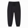 thumbnail image 2 of kpoplk Boys Active Pants Cotton Kids Lightweight Joggers Sweatpants with Pockets(Black,3-4 Y), 2 of 4