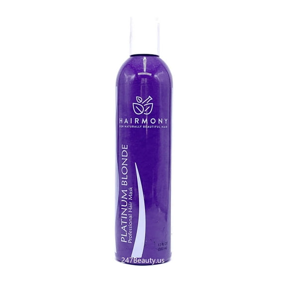 Hairmony Platinum Blonde Professional Hair Mask 12oz - Mascara para cabellos grises or Rubios