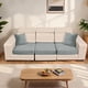 thumbnail image 4 of Sofa Cushion Covers For Dining Room Stretch Sofa Cushion Slipcovers For Kitchen Seat Protectors Wedding Banquet Decor Nylon Spandex Fabric Washable, 4 of 7