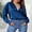Blue, variant on Njoeus Blouses for Women, Women Long Sleeve Satin Shirt Button Up Shirts Loose Casual Offie Work Blouse T-shirt Tunic Tops