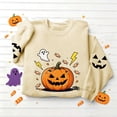 thumbnail image 7 of Enjoytime Halloween Crewneck Sweatshirts Women Ghost Pumpkin Graphic Long Sleeve Fall Fashion Casual Pullover Top, 7 of 7