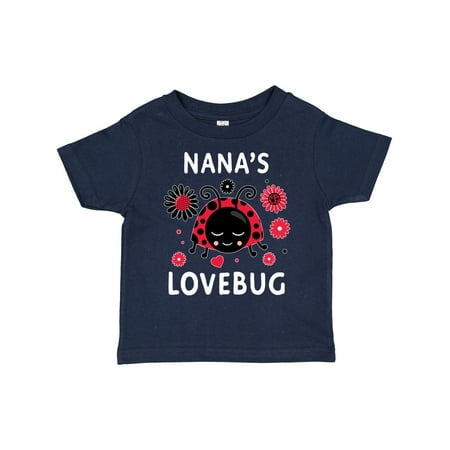 

Inktastic Valentine s Day Nana s Lovebug Gift Toddler Boy or Toddler Girl T-Shirt