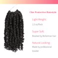 thumbnail image 3 of Cabello Bohobabe de ganchillo Passion Twists, 8 paquetes de 20 cm 1B, 3 of 7