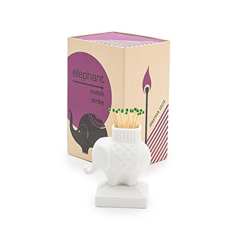 Jonathan Adler Elephant Match Strike, White - Walmart.com Jonathan Adler Elephant Match Strike, White - Walmart.com