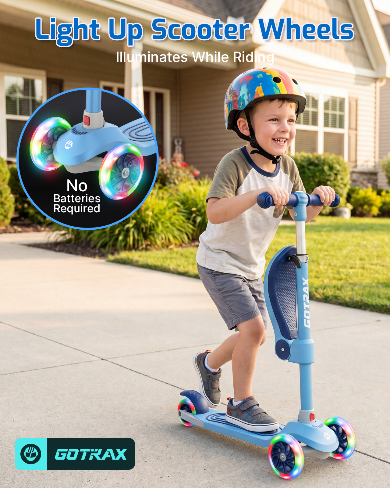 GOTRAX BoblooPro 3-Wheel Light-Up Kick Scooter photo 6