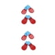 thumbnail image 3 of Calcetines antideslizantes Greeniant para perros 4 piezas hilo de algodón rojo brillante S, 3 of 6