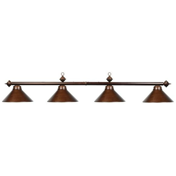 RAM Game Room PR78 ORB 78 x 14 Po. 4 Lumières de Billard, Bronze Huilé