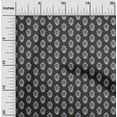 thumbnail image 2 of oneOone Viscose Jersey Dark Gray Fabric Goddess Durga Face Craft Projects Decor Fabric Printed By The Yard 60 Inch Wide, 2 of 5