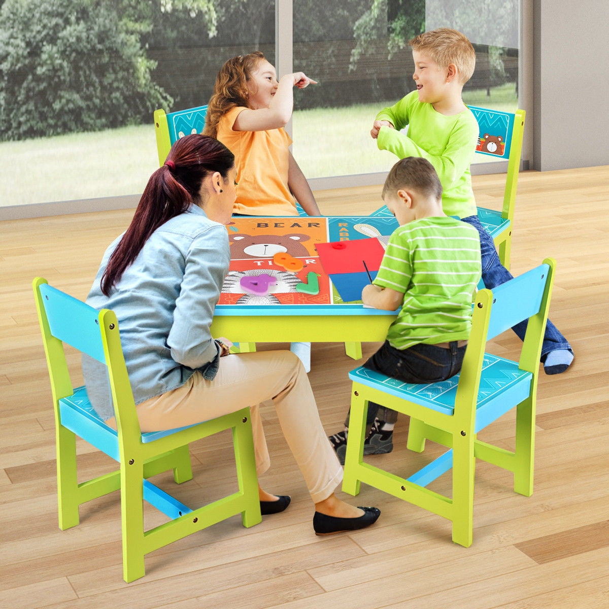 Baby desk and chair set 2025