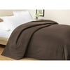 Mainstays Microfiber Bedspread, Dark Brown