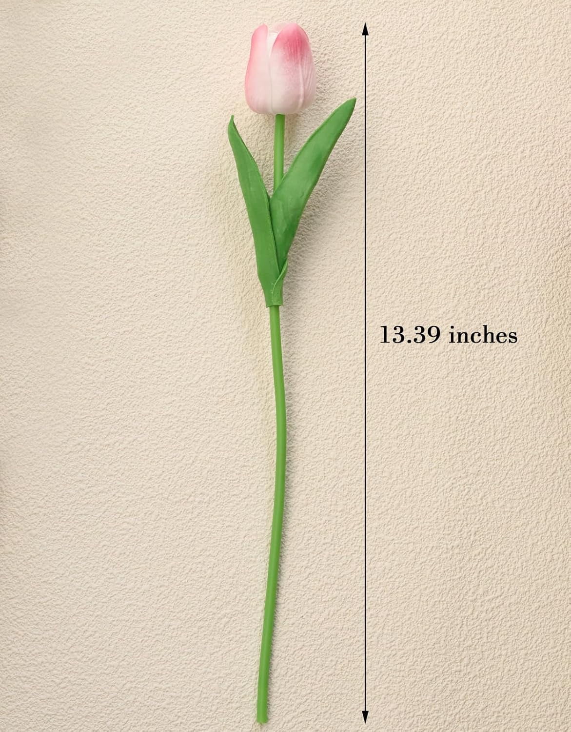 10pcs Fake Tulip Flowers Artificial Real Touch Flower in Bulk for Home Kitchen Wedding Decoration(Pink)