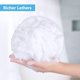 thumbnail image 5 of Juego de 4 esponjas de baño grandes de 50 g, esponja de ducha, puf de malla para depurador corporal para hombres y mujeres, (blanco), frotar y hacer espuma, 5 of 5
