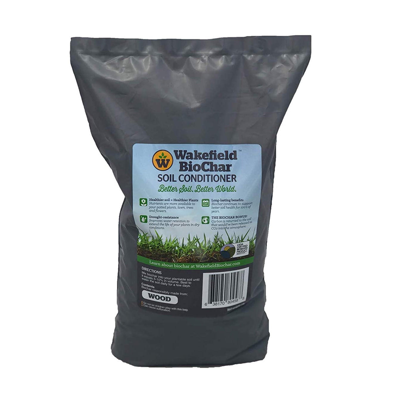 Wakefield 1 Pound Premium Biochar Organic Garden Soil Conditioner