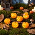 thumbnail image 7 of CaiYueKe Miniature Resin Pumpkin Decorations, Grimace Face Figurines for Halloween Party Favors, Tabletop Accents for Spooky Atmosphere, Versatile Home Decor and DIY Craft Pieces, 7 of 7
