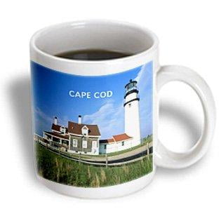 

3dRose Lighthouse on Cape Cod in Massachusetts Ceramic Mug 11-ounce