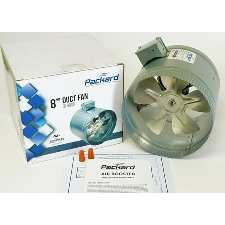 

Packard DF9008 Packard DF9008 8 Inch Duct Fan Inline Blower Booster Exhaust Ducting Cooling Vent