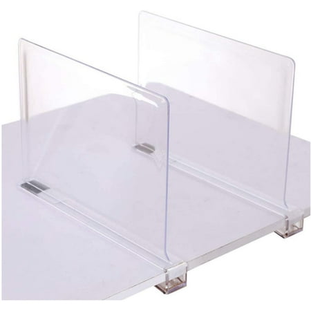 Acrylic Shelf Dividers for Shelves Tall Shelf Dividers Clear Shelf ...