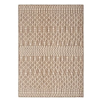 Pemberly Row Modern / Contemporary 5' x 7' Fabric Jute Area Rug