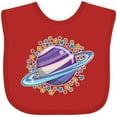 thumbnail image 3 of Inktastic Planet Saturn with Stars Boys or Girls Baby Bib, 3 of 4