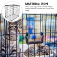 thumbnail image 2 of WHAMVOX 1Pc Cat Carrier Cage for Travel with Rust-proof Metal for Pet Owners, 2 of 8
