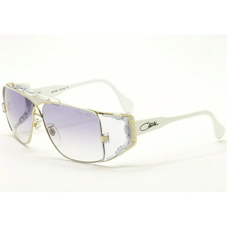Cazal Legends 955 332 White/Gold Full Rim Rectangular Sunglasses