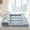 Blue, variant on Soft Mattress Mattress Topper - Cooling Breathable Fiber Filling - Non-Waterproof, Woven Fabric Mattress Topper - Available In All Seasons Ideal For Bedroom, Guest Room, Dorm