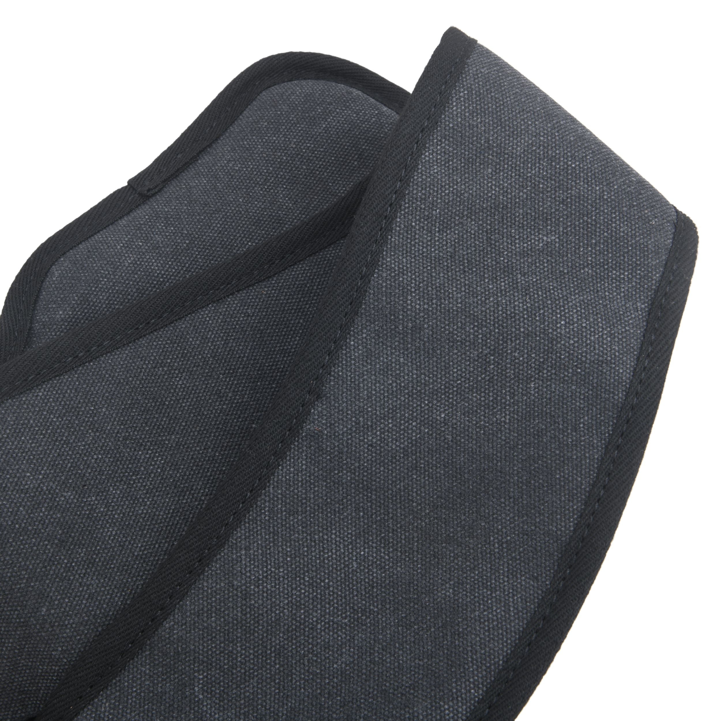 Black Canvas Shooting Left Shoulder Recoil Pad , Shoulder Shield Protection for Left Chest