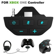 Stereo Headset Adapter for Xbox One/X/S Controller, TSV Headset Audio Controller Converter Fit for Microsoft Xbox One/X/S, Headset Adapter Game Audio Chat Mic for Xbox One Controller, Low Latency