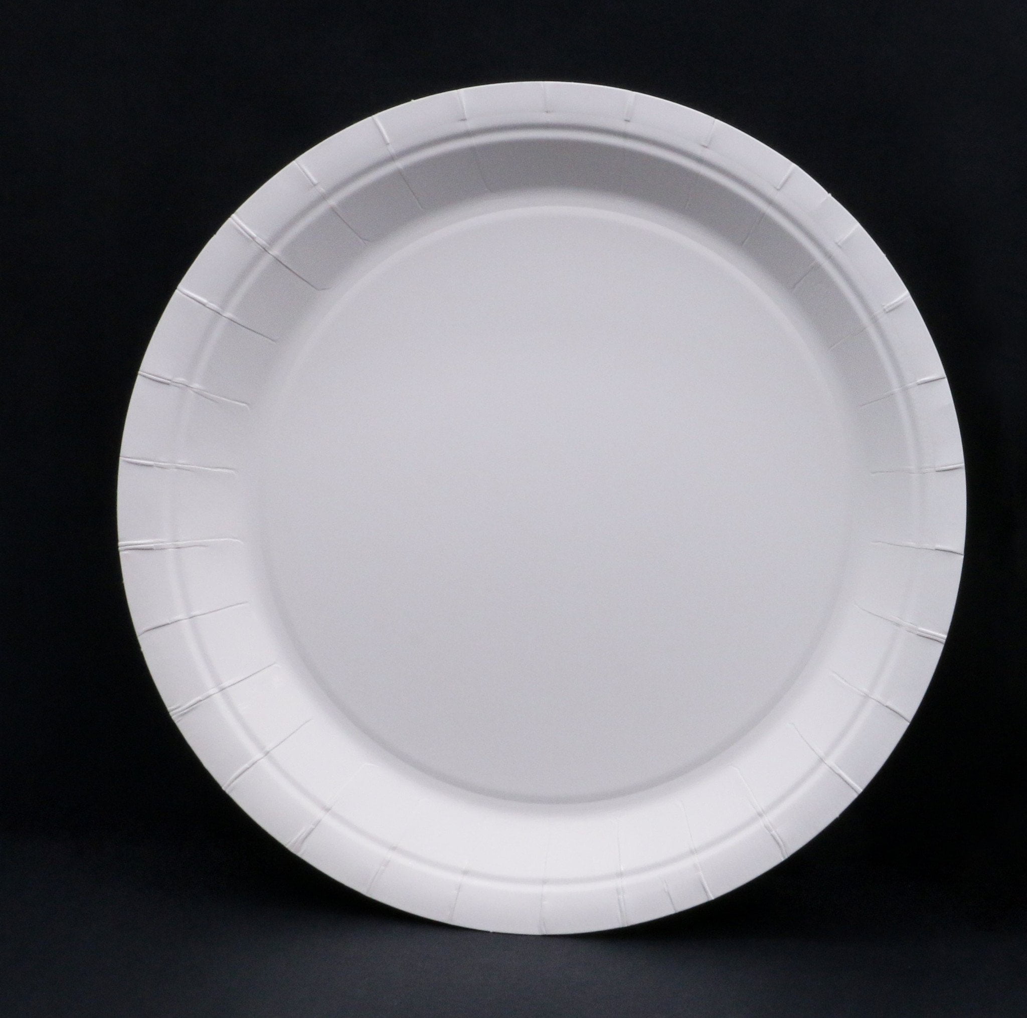 Heavy Duty 9" White Coated Paper Plates